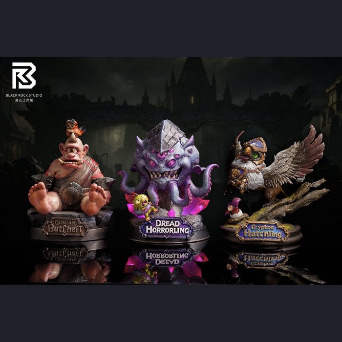 Black Rock Studio - 3 Figures - Custom Chibi Creature Series