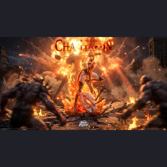 Black Panther Studio - Sung Jin-Woo&Cha Hae-In - Solo Leveling
