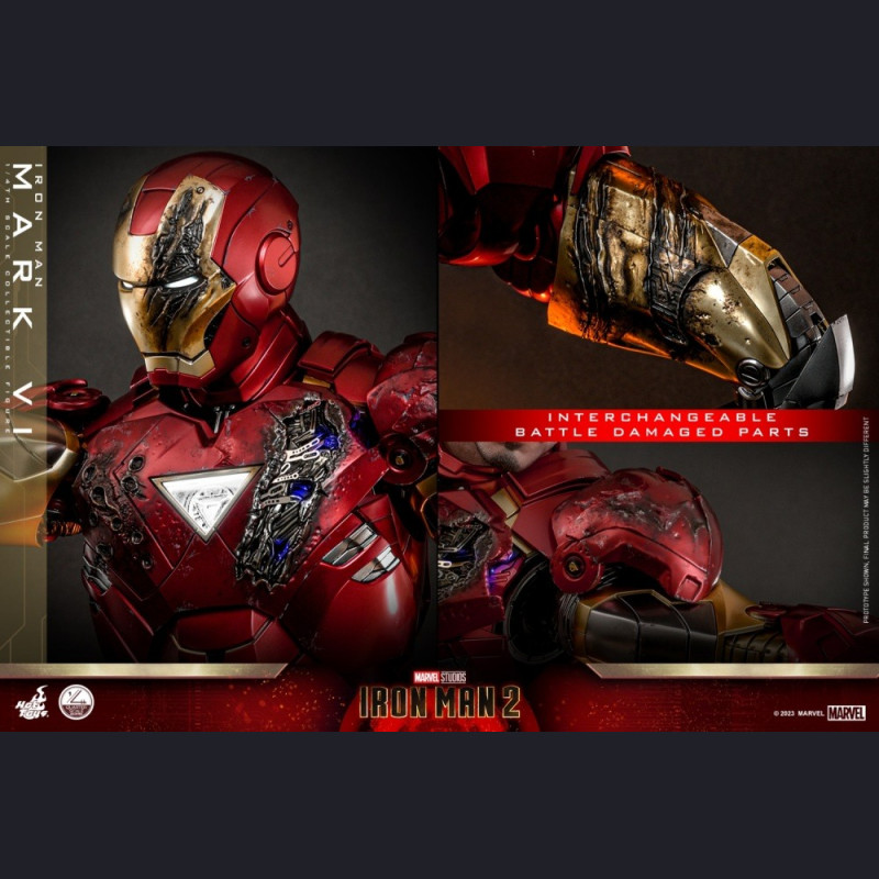 QS025 1/4th scale Iron Man Mark VI Collectible Figure