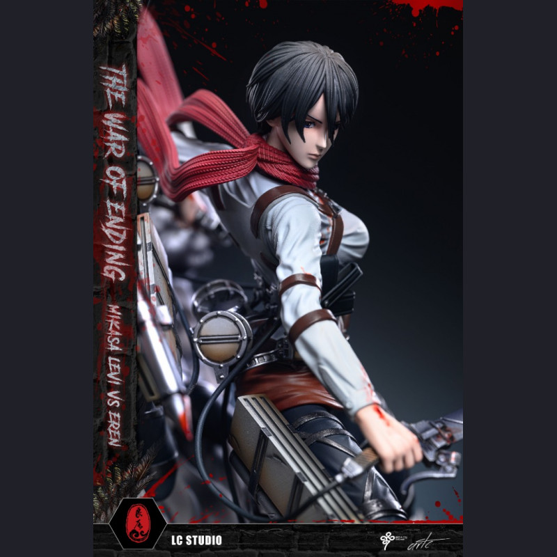 The War of Ending – Mikasa & Levi VS Eren