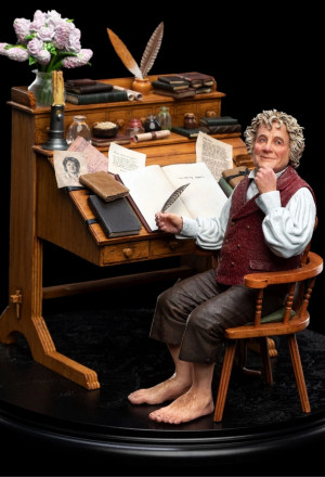 BILBO BAGGINS AT HIS DESK