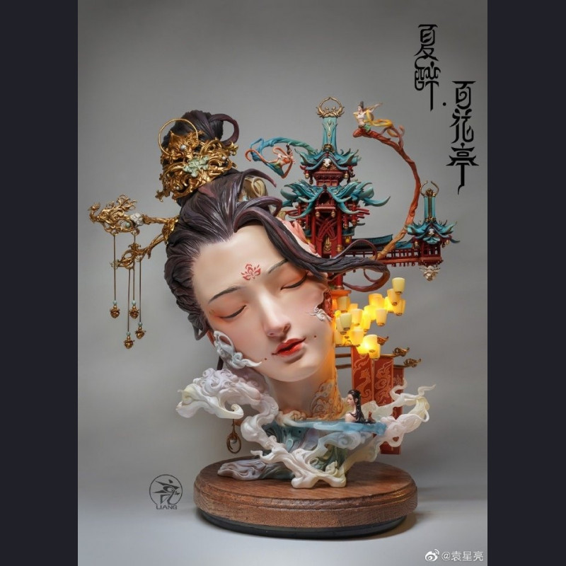 Painted version Four Seasons from Yuan Xingliang (Liang)