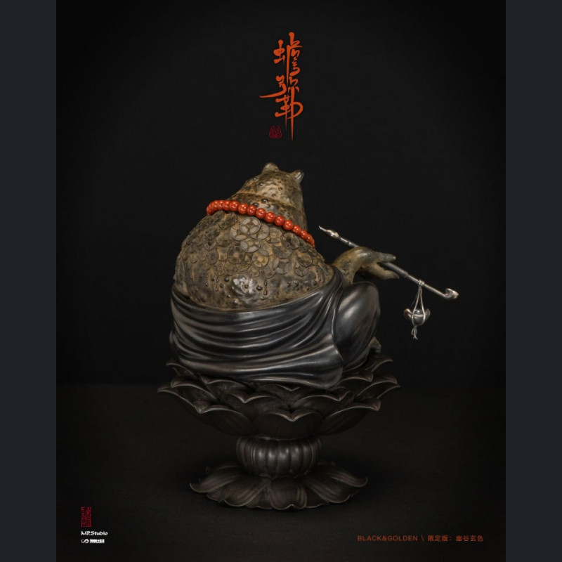 Toad Maitreya Bronze Incense Censer
