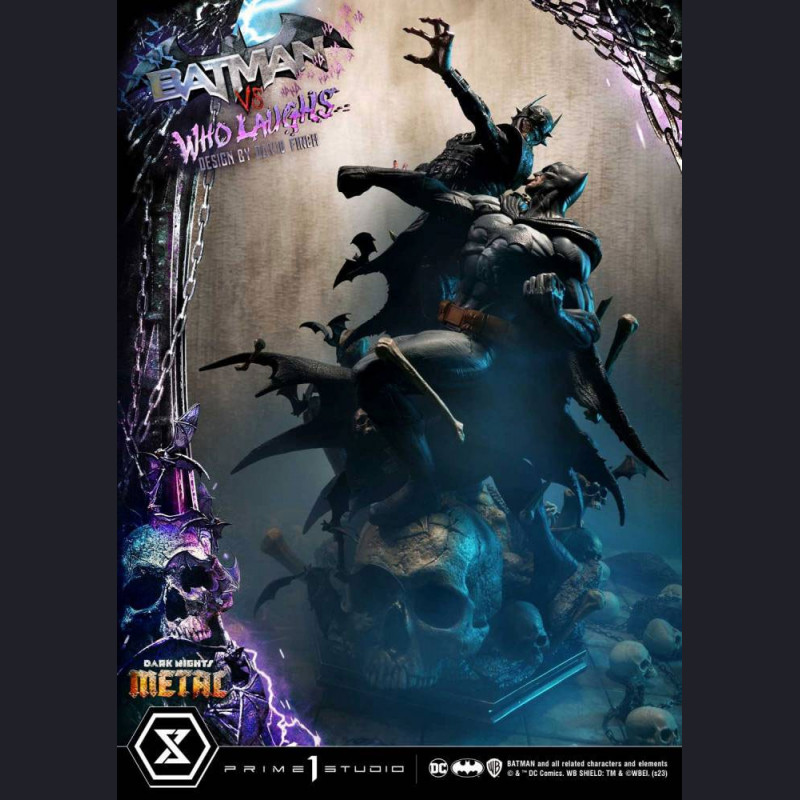 Prime 1 Studio UPMDCMT-01 1/4 Batman versus Batman Who Laughs