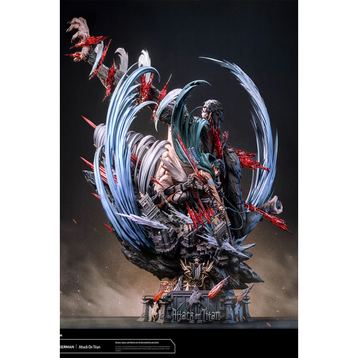 Levi·Ackerman vs Beast titan – Attack on Titan