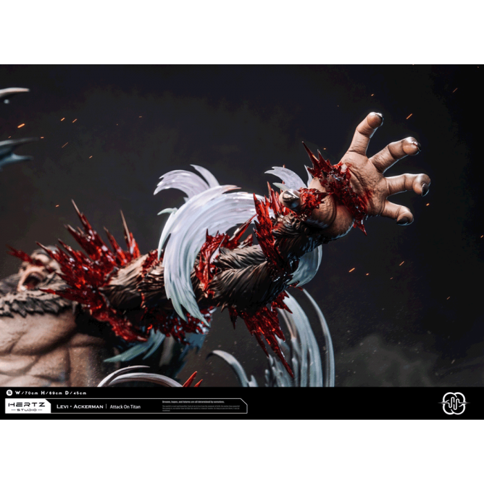 Levi·Ackerman vs Beast titan – Attack on Titan