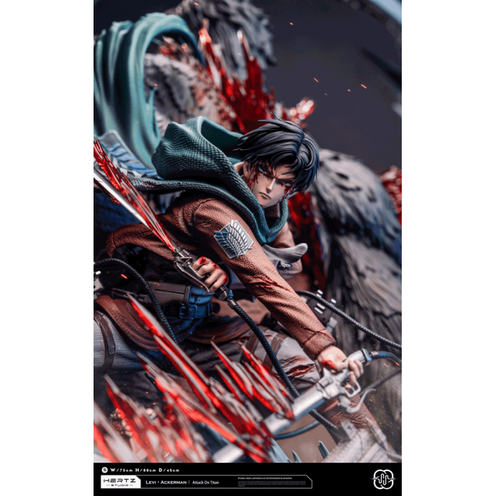 Levi·Ackerman vs Beast titan – Attack on Titan