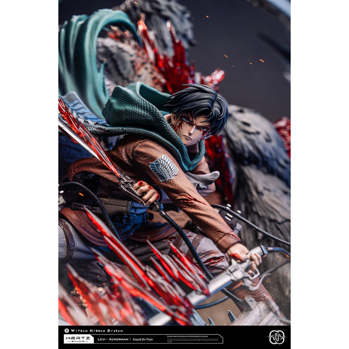 Levi·Ackerman vs Beast titan – Attack on Titan