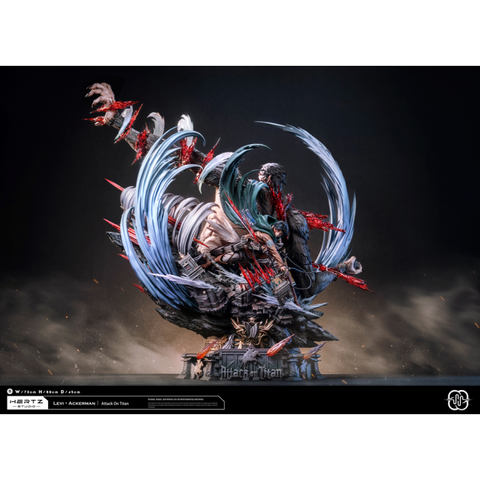 Levi·Ackerman vs Beast titan – Attack on Titan