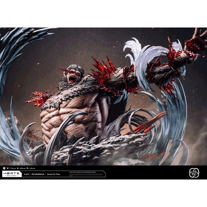 Levi·Ackerman vs Beast titan – Attack on Titan