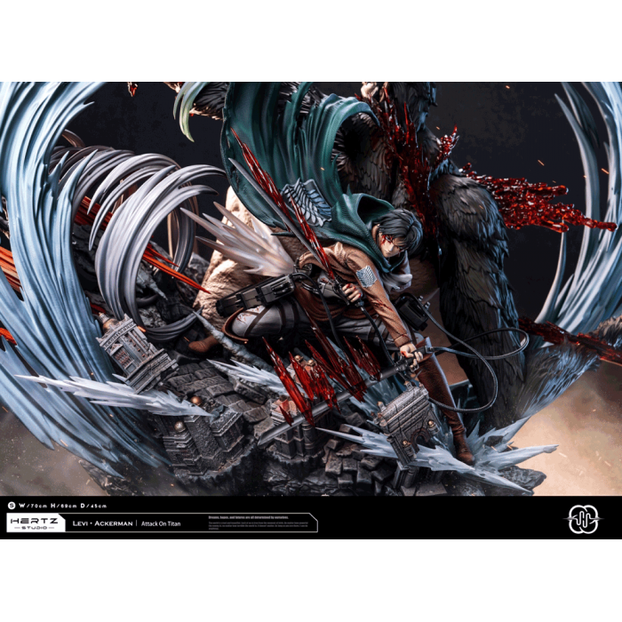 Levi·Ackerman vs Beast titan – Attack on Titan