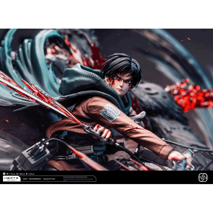 Levi·Ackerman vs Beast titan – Attack on Titan