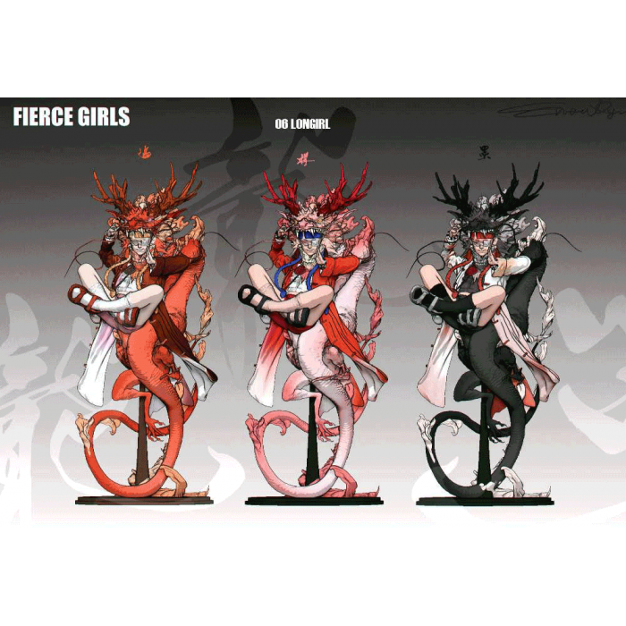 Entei Ryu Fierce Girls –（LONGIRLドラゴンヘッド）(Kit)