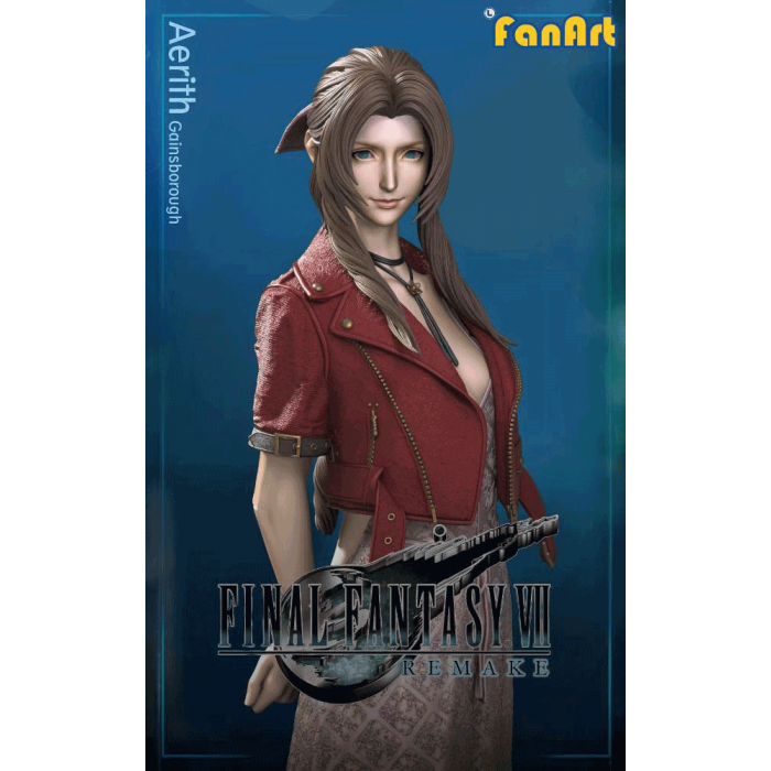 FanArt Aerith Gainsborough – Final Fantasy VII (FF7)