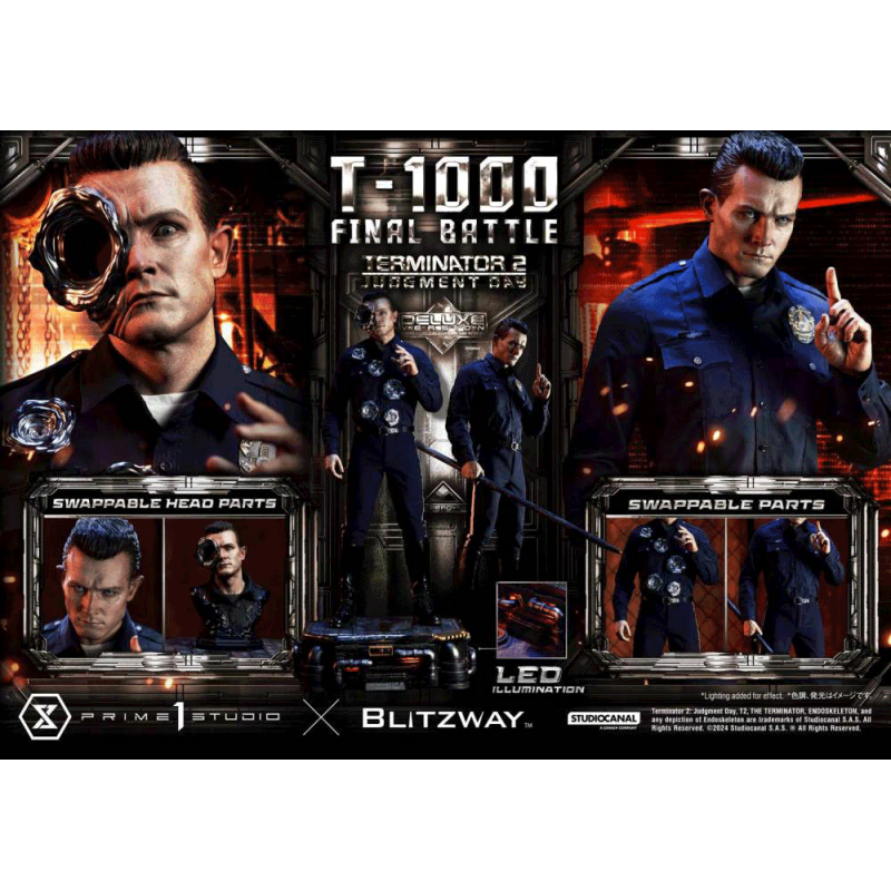 Prime 1 Studio MMT2 T-1000 Statue Terminator 2 Judgement Day
