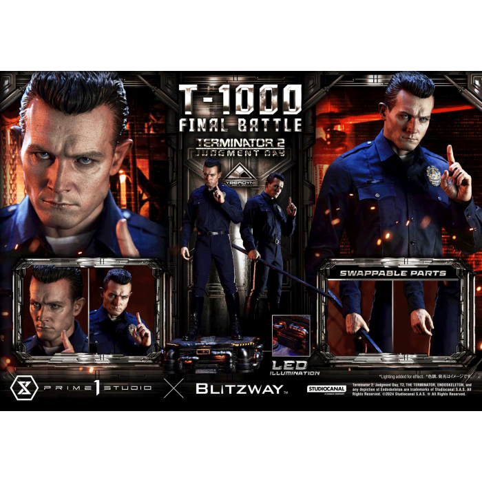 Prime 1 Studio MMT2 T-1000 Statue Terminator 2 Judgement Day