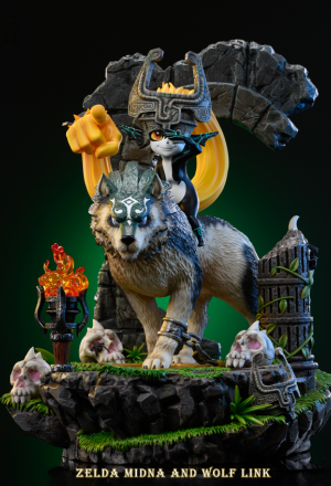 Wake Studio - Wolf Link and Midna - Legend of Zelda