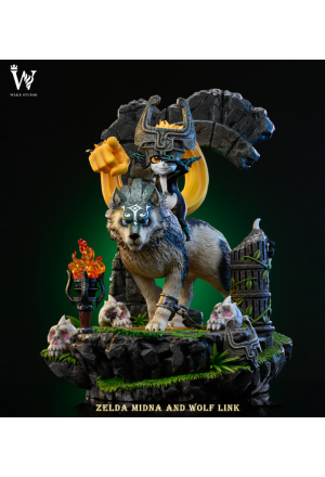 Wake Studio - Wolf Link and Midna - Legend of Zelda