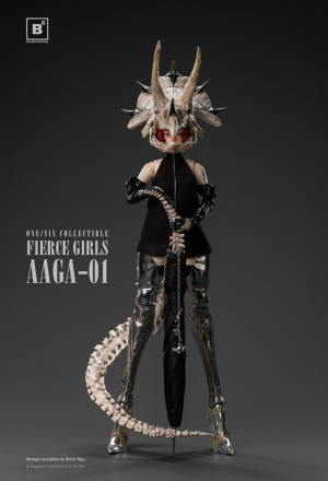Beautiful Chemistry x Entei Ryu - 1/6 FIERCE GIRLS AAGA-01 BONE GIRL / TRICERATOPS