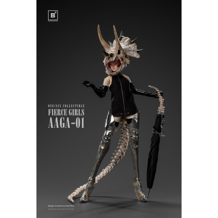 Beautiful Chemistry x Entei Ryu - 1/6 FIERCE GIRLS AAGA-01 BONE GIRL / TRICERATOPS
