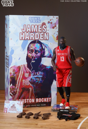Goat Toys - Sixth Scale James Harden (Houston Rockets) Action Figure - NBA