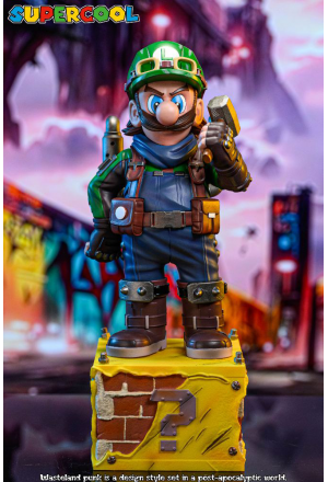 Supercool - Luigi - Super Mario - Wasteland Punk