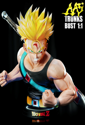 AAS Studio - Life Size Trunks Bust - Dragon Ball