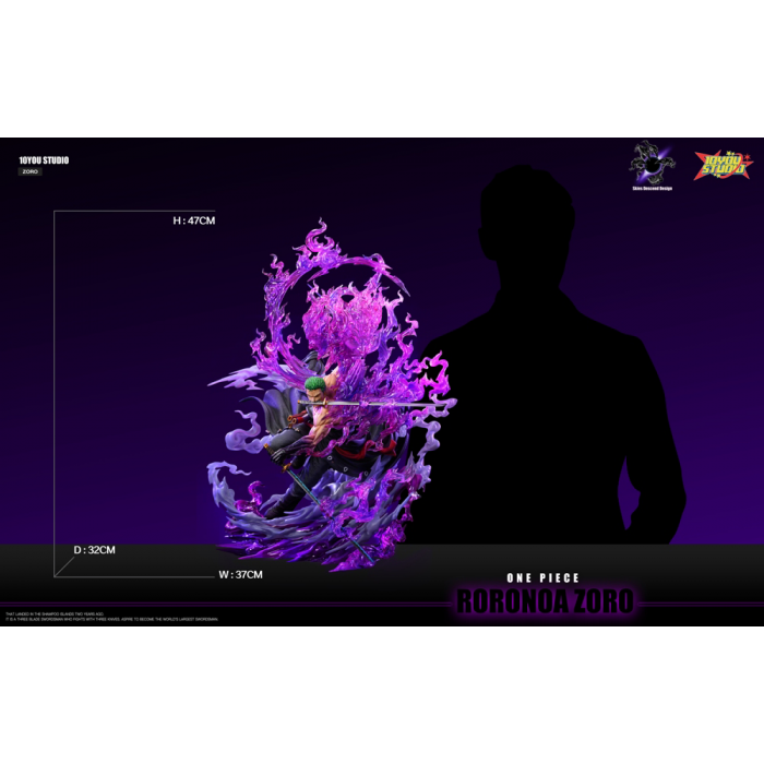 Skies Descend Design - Roronoa Zoro - One Piece
