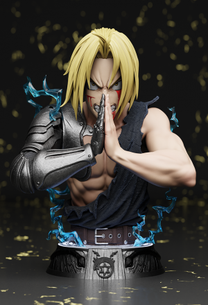 Zenkai Studio - Life size Edward Elric 1/1 Bust - Fullmetal Alchemist