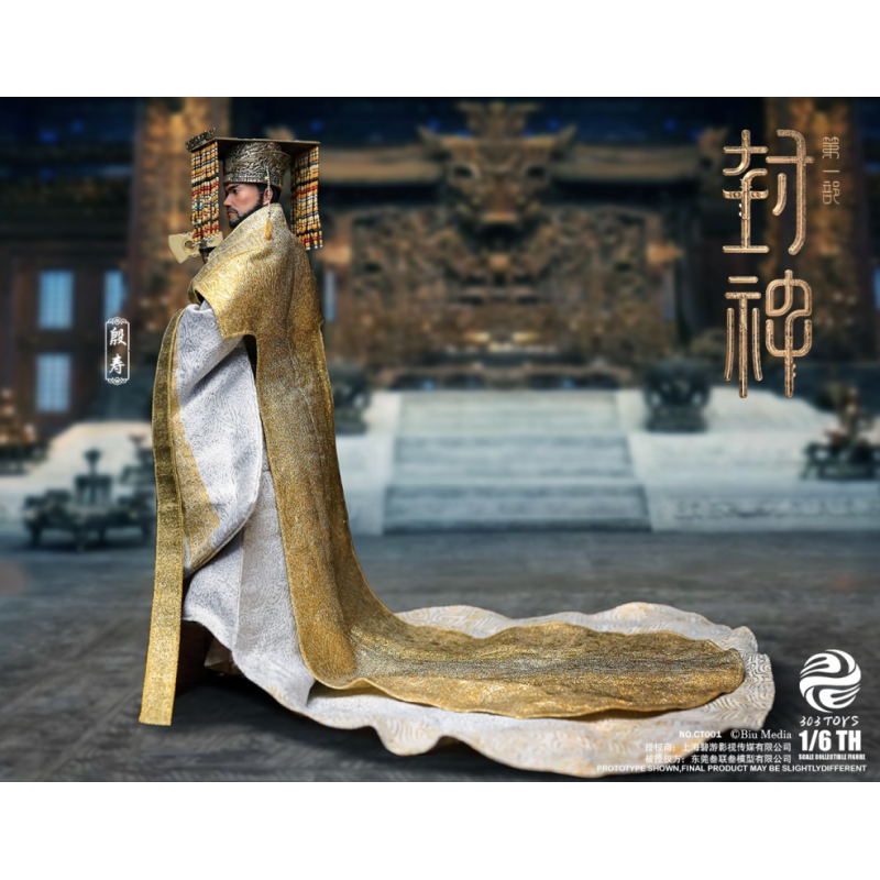 303TOYS - 1/6 - YIN SHOU, KING OF SHANG (COPPER & SILK CORONATION ATTIRE EDITION)