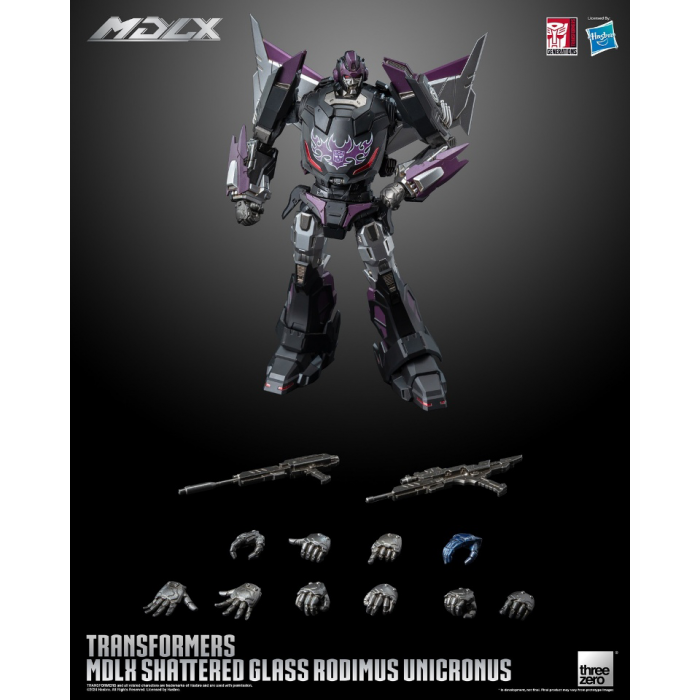 ThreeZero 3Z0717 Transformers MDLX Shattered Glass Rodimus Unicronus