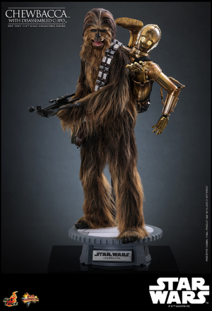 Hot Toys MMS766 1/6 Scale CHEWBACCA™ WITH DISASSEMBLED C-3PO™