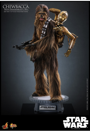 Hot Toys MMS766 1/6 Scale CHEWBACCA™ WITH DISASSEMBLED C-3PO™