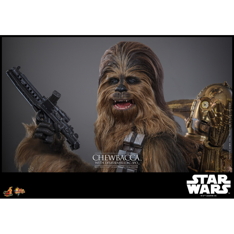 Hot Toys MMS766 1/6 Scale CHEWBACCA™ WITH DISASSEMBLED C-3PO™