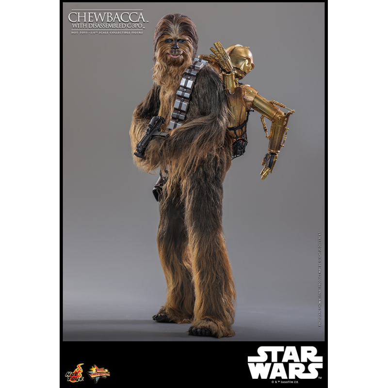 Hot Toys MMS766 1/6 Scale CHEWBACCA™ WITH DISASSEMBLED C-3PO™