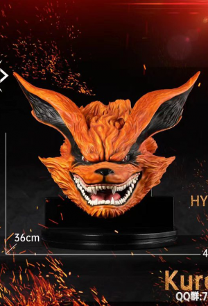MOS Studio - Kurama Head (Statue / Wall Mount) - Naruto