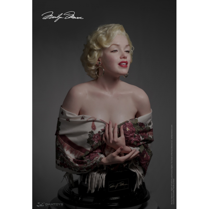 DAMTOYS - Marilyn Monroe Platinum Silicone 1/1 Statue, A Timeless Tribute to an Icon