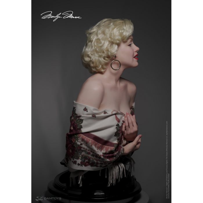 DAMTOYS - Marilyn Monroe Platinum Silicone 1/1 Statue, A Timeless Tribute to an Icon