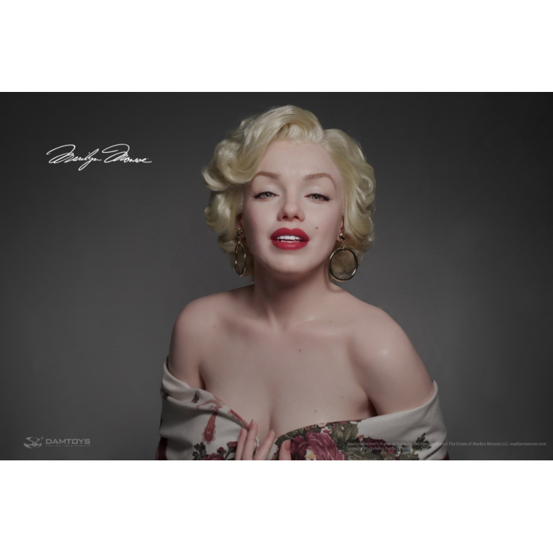 DAMTOYS - Marilyn Monroe Platinum Silicone 1/1 Statue, A Timeless Tribute to an Icon