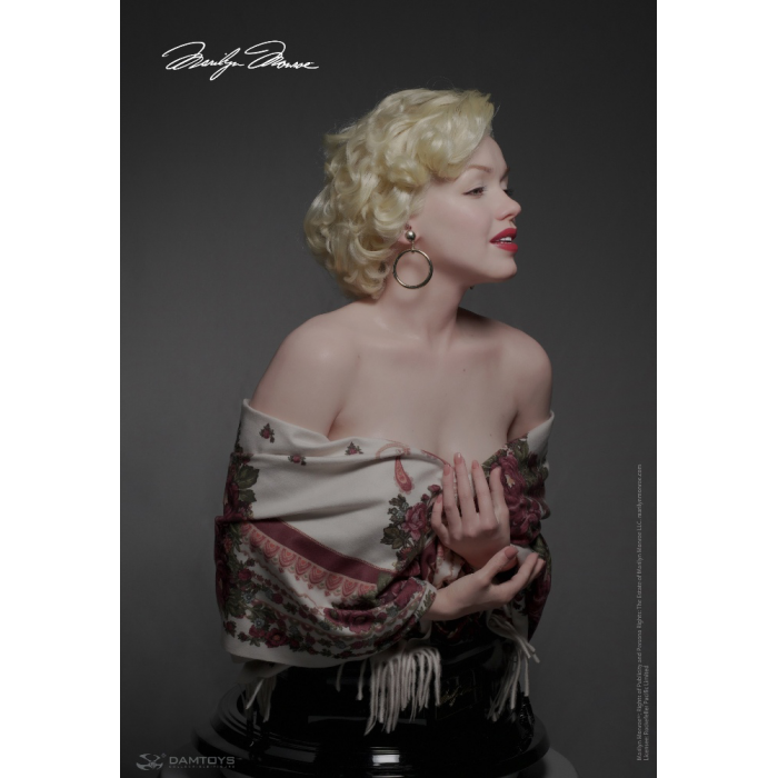 DAMTOYS - Marilyn Monroe Platinum Silicone 1/1 Statue, A Timeless Tribute to an Icon