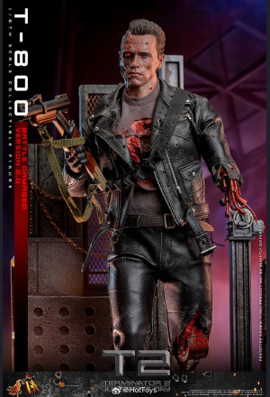 Hot Toys DX46 1/6 Scale T-800 (Battle Damaged Version 2.0)