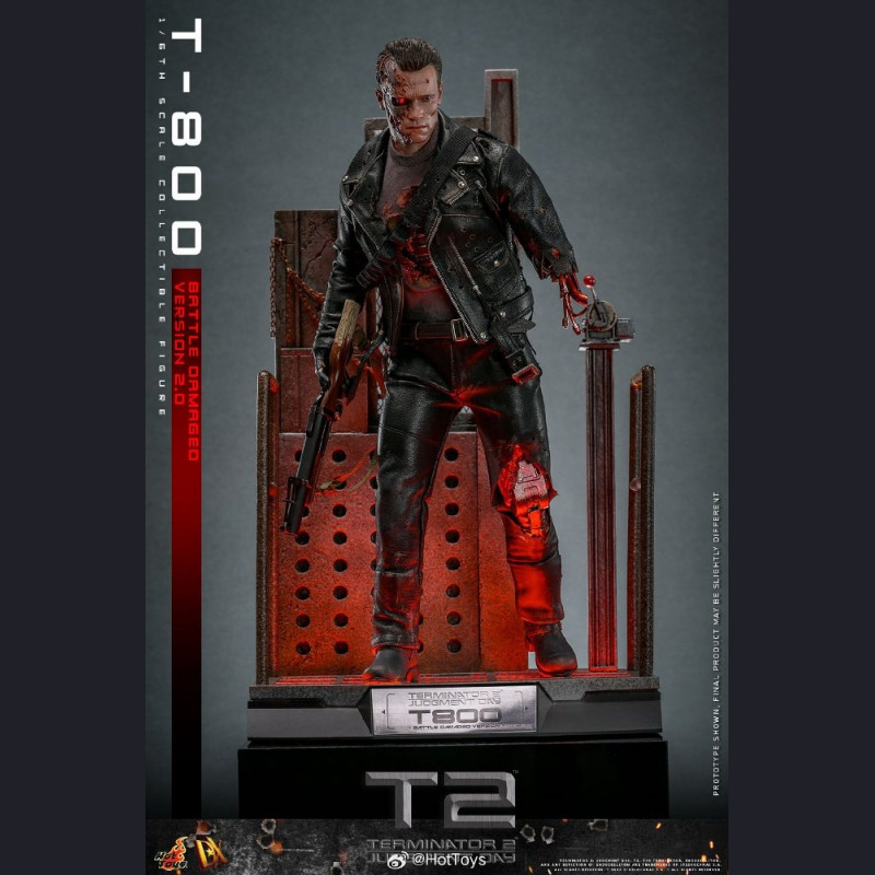 Hot Toys DX46 1/6 Scale T-800 (Battle Damaged Version 2.0)