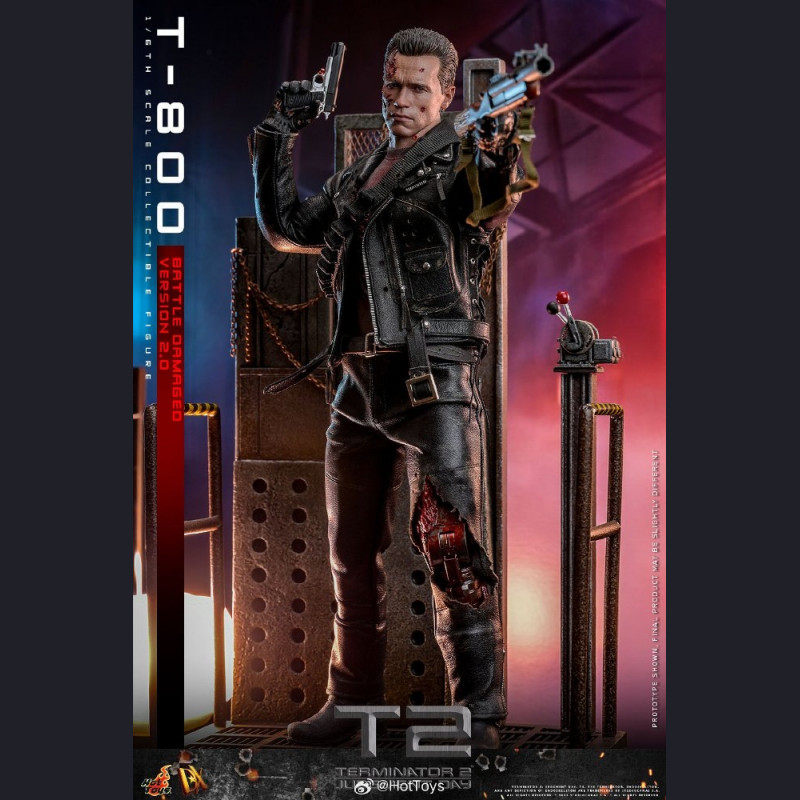 Hot Toys DX46 1/6 Scale T-800 (Battle Damaged Version 2.0)