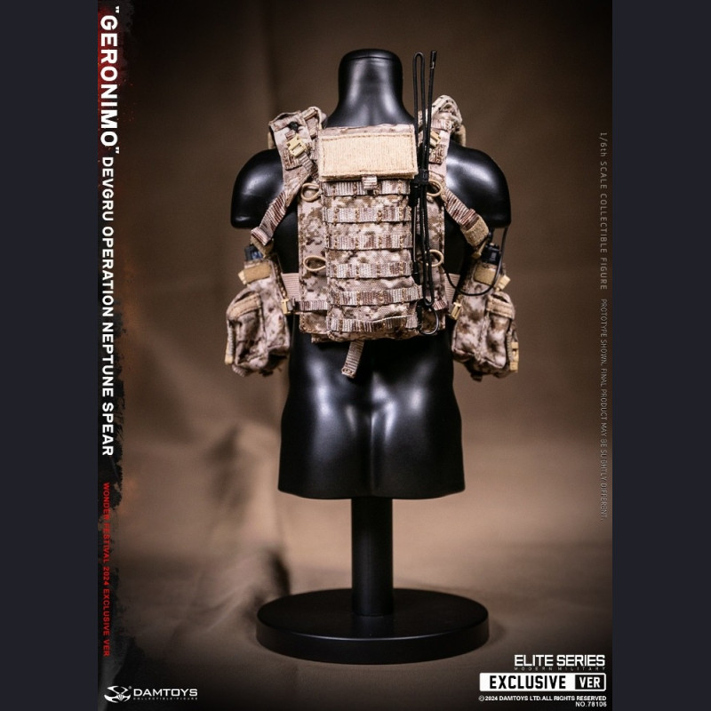 DAMTOYS 78106 1/6 Scale DEVGRU Operation Neptune Spear “GERONIMO”