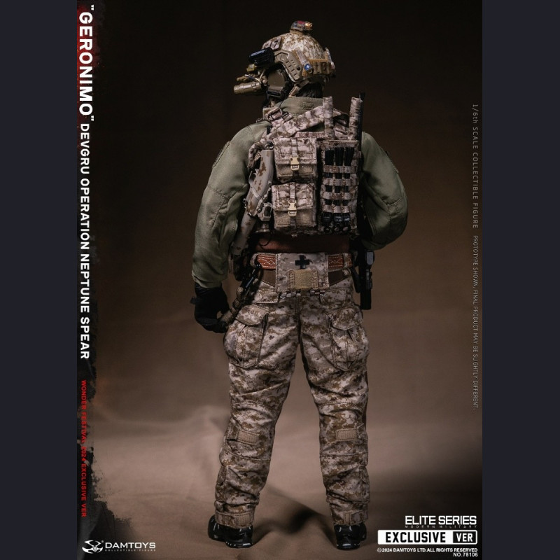 DAMTOYS 78106 1/6 Scale DEVGRU Operation Neptune Spear “GERONIMO”