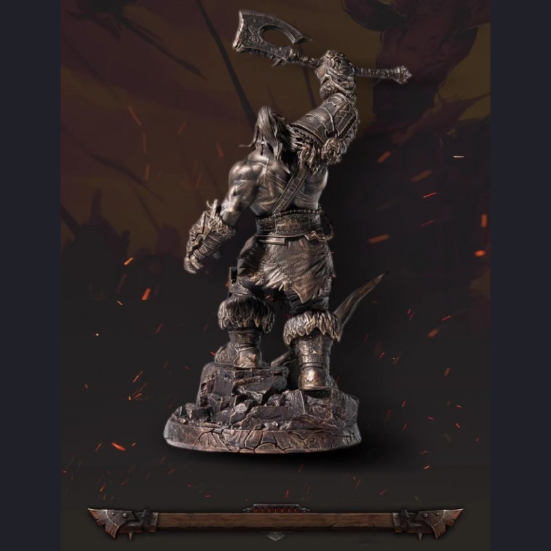 Blizzard Collectibles - Grom Hellscream Faux bronze statue