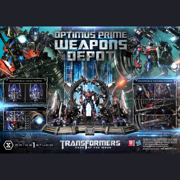 Prime 1 Studio - Museum Masterline Transformers: Dark of the Moon (Film) Optimus Prime Weapons Depot