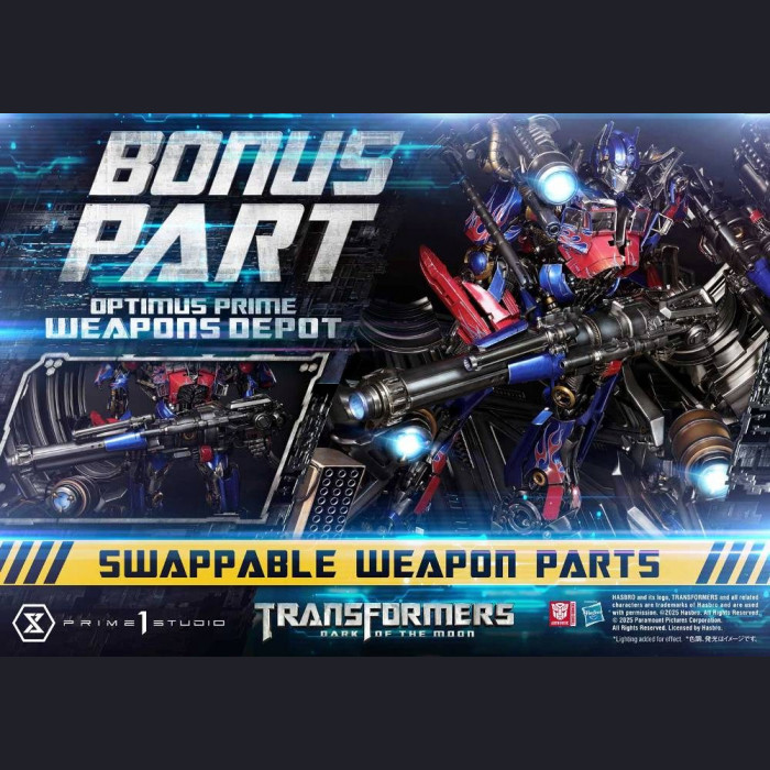 Prime 1 Studio - Museum Masterline Transformers: Dark of the Moon (Film) Optimus Prime Weapons Depot