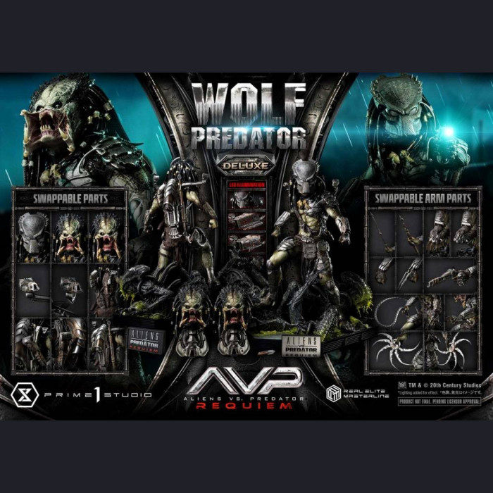 Prime 1 Studio - Wolf Predator - Aliens vs. Predator: Requiem