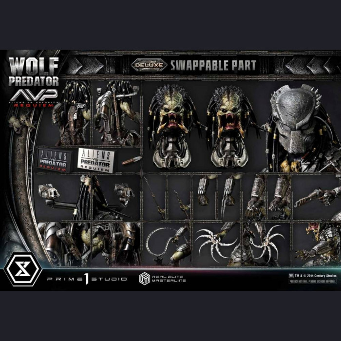 Prime 1 Studio - Wolf Predator - Aliens vs. Predator: Requiem